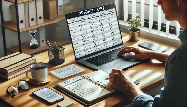 Cómo establecer prioridades de trabajo